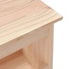 Banc d'entrée 60x28x45 cm bois de pin massif 