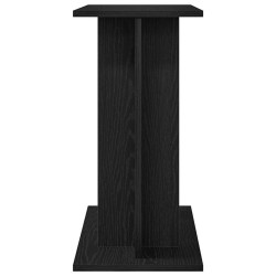 Support pour aquarium chêne noir 60x30x60 cm bois d'ingénierie 