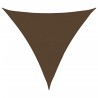 Voile d'ombrage 160 g/m² Marron 6x6x6 m PEHD 