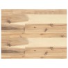 Dessus de table 40x30x4 cm rectangulaire bois massif d'acacia 