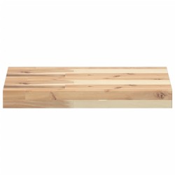 Dessus de table 40x30x4 cm rectangulaire bois massif d'acacia 