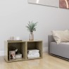 Meubles TV 2 pcs chêne sonoma 37x35x37 cm bois d’ingénierie 