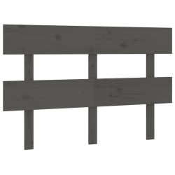 Tête de lit Gris 138x3x81 cm Bois massif de pin 