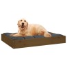 Lit pour chien Marron miel 71,5x54x9 cm Bois de pin solide 
