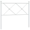 Tête de lit métal blanc 100 cm 