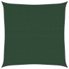 Voile d'ombrage 160 g/m² Vert foncé 4x4 m PEHD 