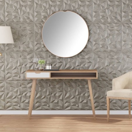 Panneaux muraux 12 pcs béton 50x50 cm XPS 3 m² améthyste 