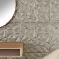 Panneaux muraux 12 pcs béton 50x50 cm XPS 3 m² améthyste 