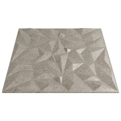 Panneaux muraux 12 pcs béton 50x50 cm XPS 3 m² améthyste 