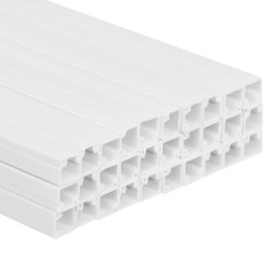 Goulotte de câble 25x25 mm 30 m PVC 