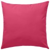 Oreillers d'extérieur lot de 2 45 x 45 cm Rose 