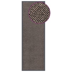 Paillasson touffeté 60x180 cm Marron foncé 