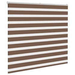 Store zèbre marron 155x100cm largeur du tissu 150,9cm polyester 