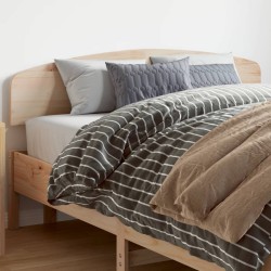 Tête de lit 140 cm bois massif de pin 
