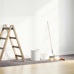 Polaires de peintre antidérapantes 2 pcs 515 cm 180 g/m² gris 