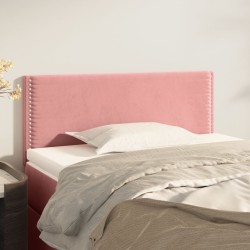 Tête de lit Rose 90x5x78/88 cm Velours 