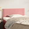 Tête de lit Rose 90x5x78/88 cm Velours 