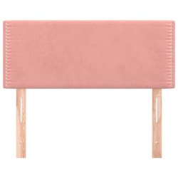 Tête de lit Rose 90x5x78/88 cm Velours 