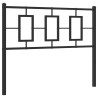 Tête de lit métal noir 107 cm 