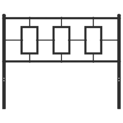 Tête de lit métal noir 107 cm 