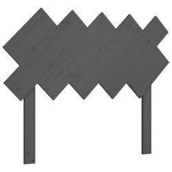 Tête de lit Gris 104x3x80,5 cm Bois massif de pin 
