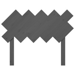 Tête de lit Gris 104x3x80,5 cm Bois massif de pin 