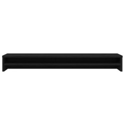 Support de moniteur chêne noir 100x24x13 cm bois d'ingénierie 