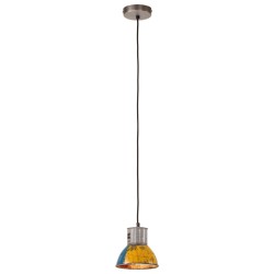 Lampe suspendue industrielle 25 W Multicolore Ronde 17 cm E27 