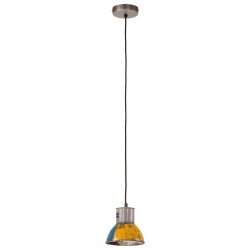 Lampe suspendue industrielle 25 W Multicolore Ronde 17 cm E27 
