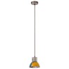 Lampe suspendue industrielle 25 W Multicolore Ronde 17 cm E27 
