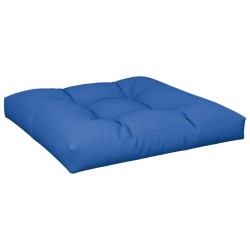 Coussin de palette bleu royal 80x80x12 cm tissu 