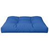 Coussin de palette bleu royal 80x80x12 cm tissu 