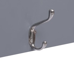 Porte-manteau mural WELCOME Gris 74x29,5 cm 