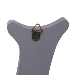Porte-manteau mural WELCOME Gris 74x29,5 cm 