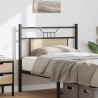 Tête de lit chêne sonoma 75 cm bois d'ingénierie et acier 