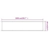 Auvent vertical Bleu 60x1000 cm Tissu oxford 