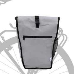 Sac à vélo pour porte-bagages 20 L Gris 34x16x59 cm 