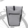 Sac à vélo pour porte-bagages 20 L Gris 34x16x59 cm 