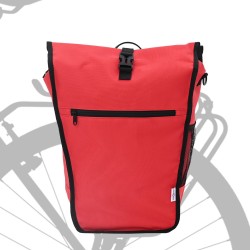 Sac à vélo pour porte-bagages 20 L Rouge 34x16x59 cm 