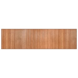 Tapis rectangulaire naturel 80x300 cm bambou 