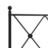 Tête de lit métal noir 107 cm 