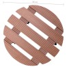 Chariots à plantes 2 pcs Marron Ø30x7,5 cm WPC 