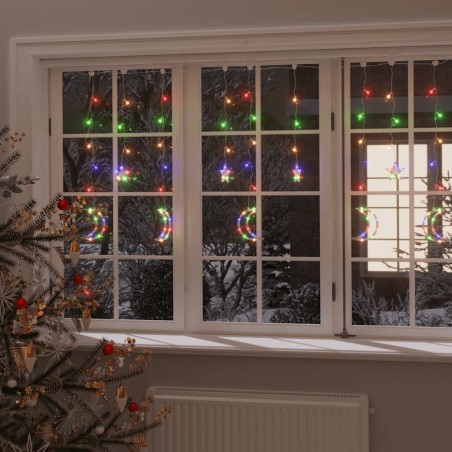 Guirlande lumineuse étoile et lune avec télécommande 345 LED 