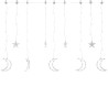 Guirlande lumineuse étoile et lune avec télécommande 345 LED 