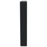 Supports d'étagères pour lavabo 2 pcs noir trapèze acier 