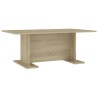 Table basse chêne sonoma 103,5x60x40 cm bois d'ingénierie 