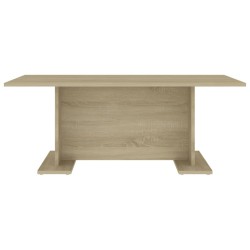 Table basse chêne sonoma 103,5x60x40 cm bois d'ingénierie 