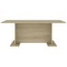 Table basse chêne sonoma 103,5x60x40 cm bois d'ingénierie 