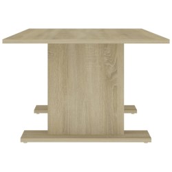 Table basse chêne sonoma 103,5x60x40 cm bois d'ingénierie 