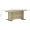 Table basse chêne sonoma 103,5x60x40 cm bois d'ingénierie 